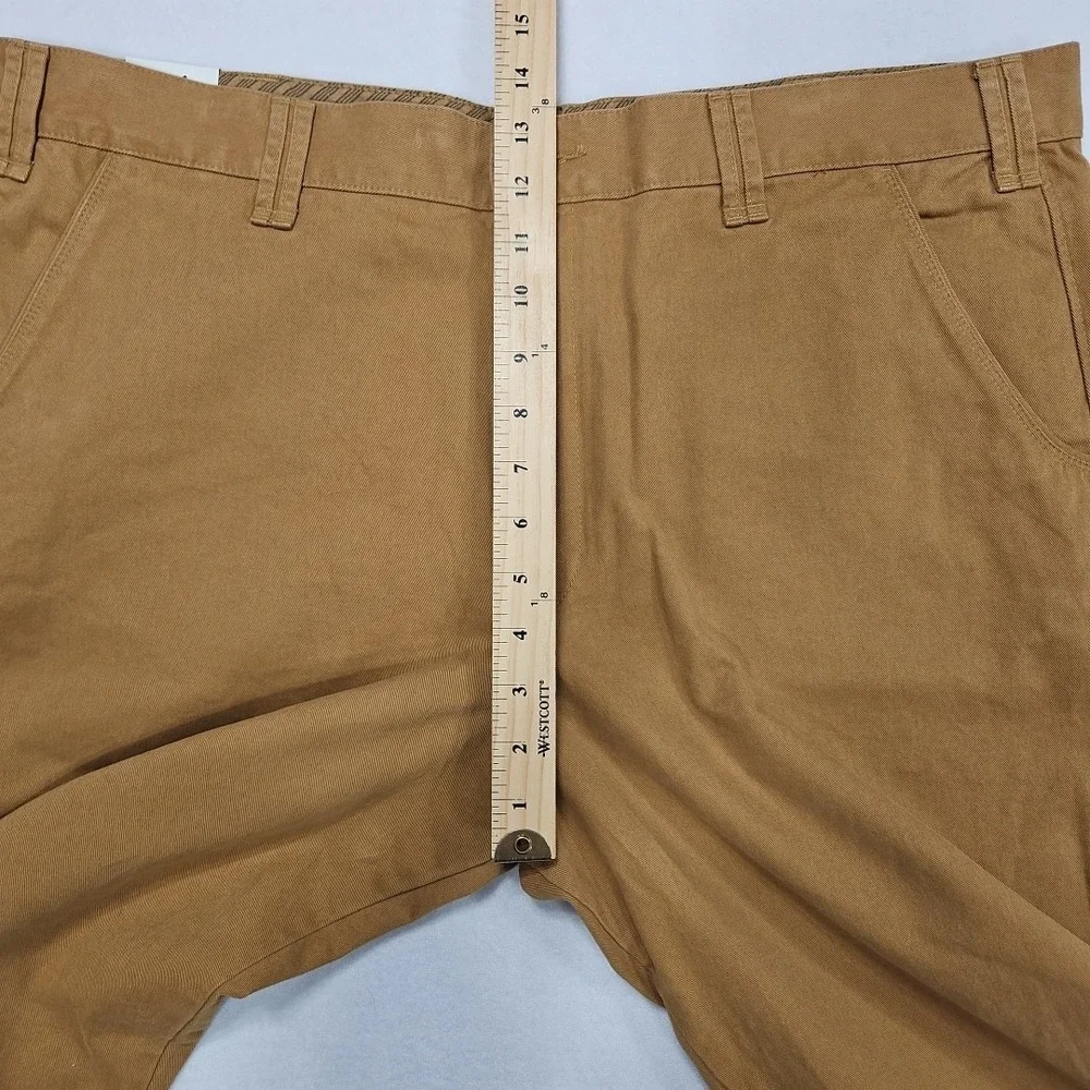 Cabelas Woodhaven Chino Pants‎ Mens 40X30 Rye Brown Pockets Cotton Canvas